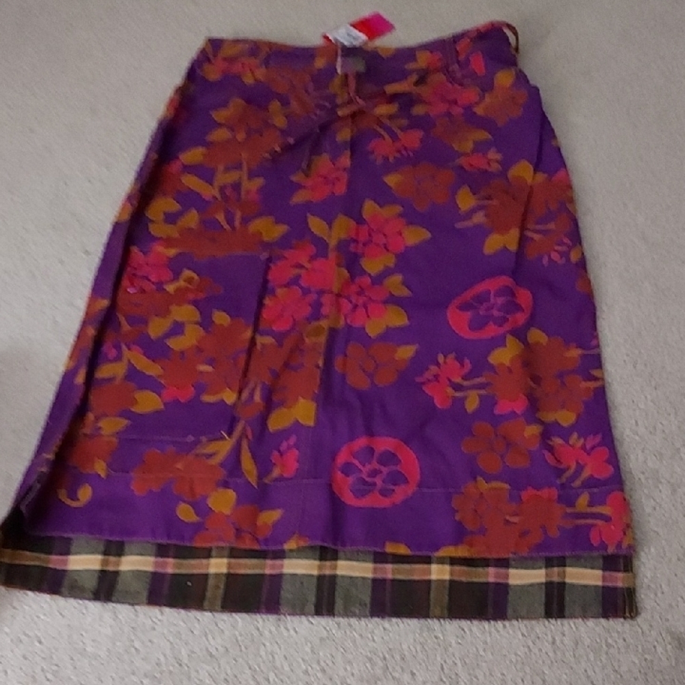 OILILY Floral Purple Skirt